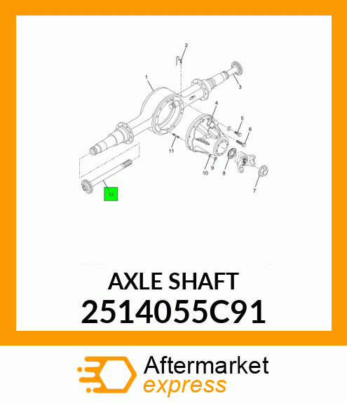 AXLE_SHAFT 2514055C91