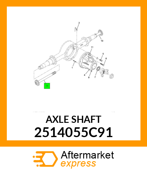 AXLE_SHAFT 2514055C91