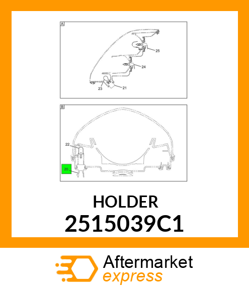 HOLDER 2515039C1