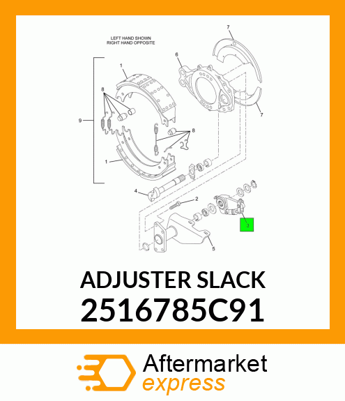 ADJUSTER SLACK 2516785C91