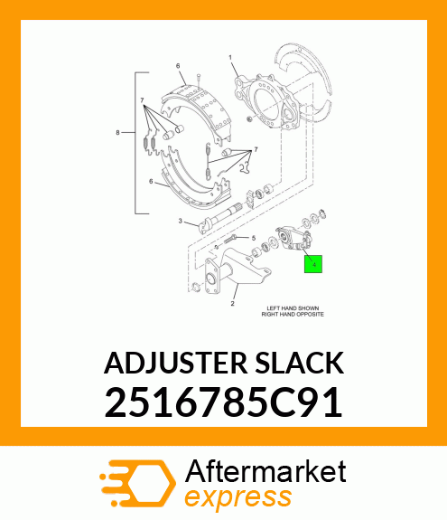 ADJUSTER SLACK 2516785C91