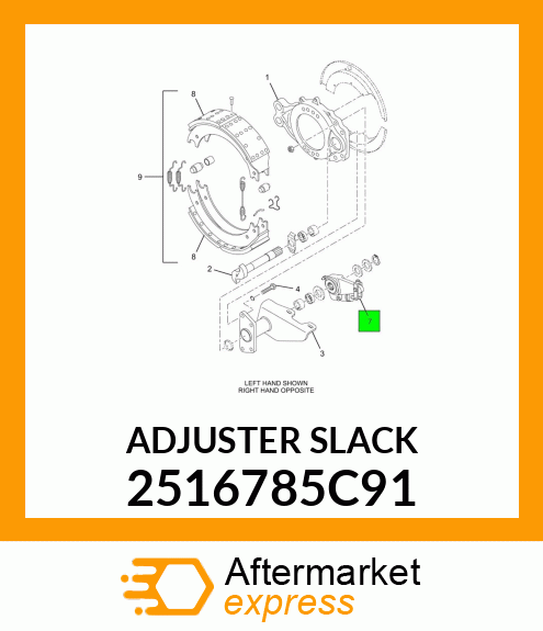 ADJUSTER SLACK 2516785C91