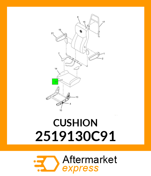 CUSHION 2519130C91