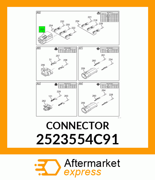 CONNECTOR 2523554C91