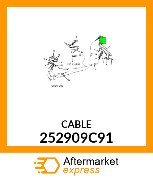 CABLE 252909C91