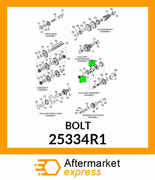 BOLT 25334R1