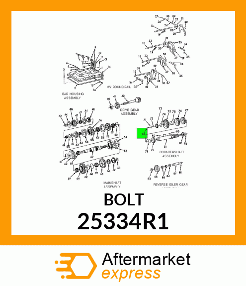 BOLT 25334R1