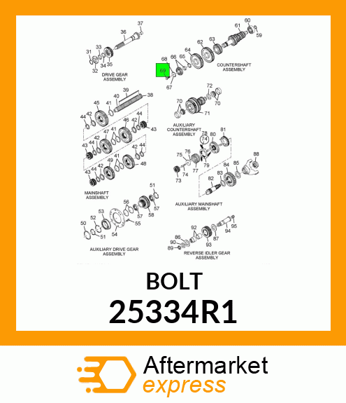 BOLT 25334R1