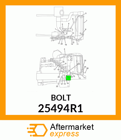 BOLT 25494R1