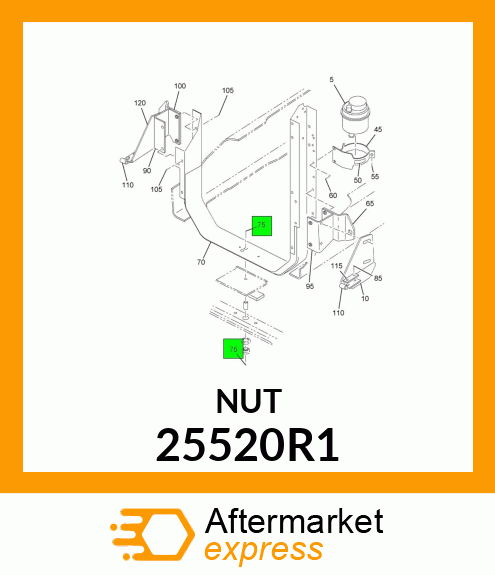 NUT 25520R1