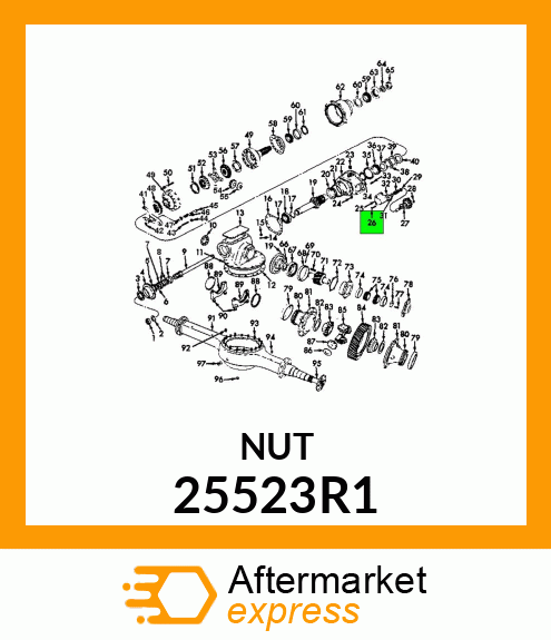 NUT 25523R1