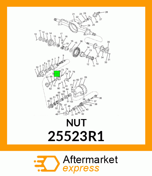 NUT 25523R1