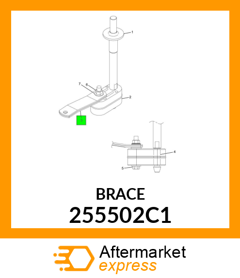 BRACE 255502C1