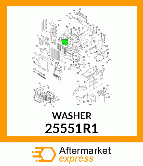 WASHER 25551R1