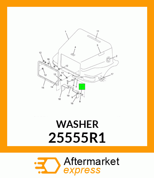 WASHER 25555R1