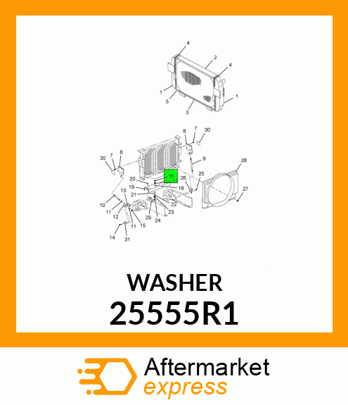 WASHER 25555R1