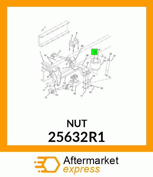 NUT 25632R1