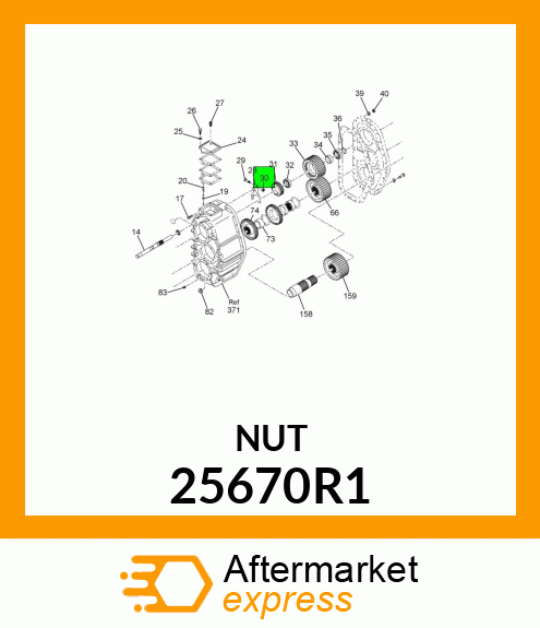 NUT 25670R1