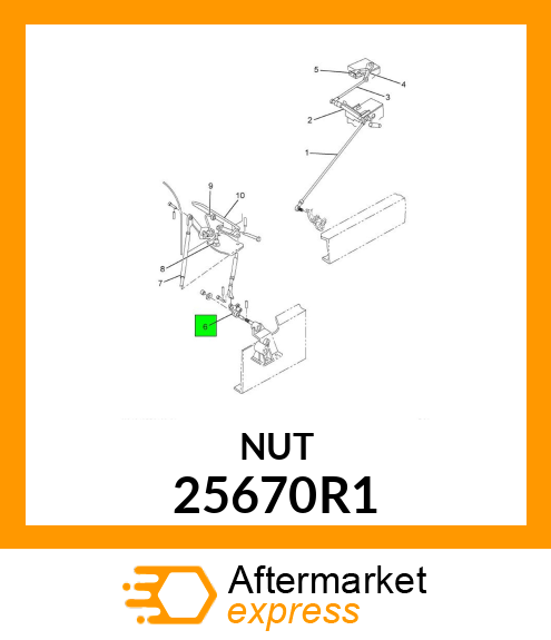 NUT 25670R1