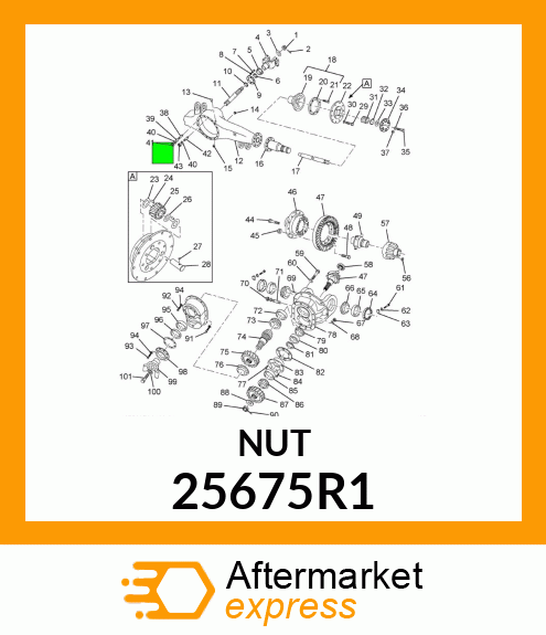 NUT 25675R1