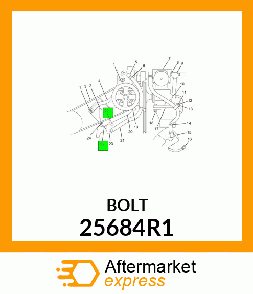 BOLT 25684R1