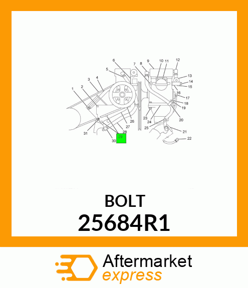 BOLT 25684R1