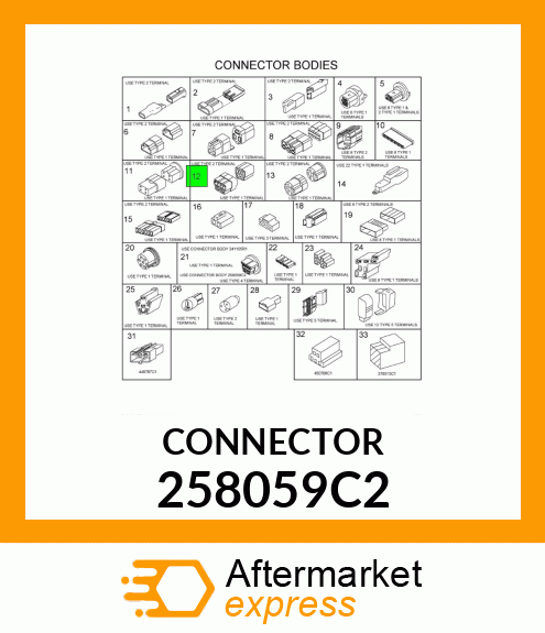 CONNECTOR 258059C2