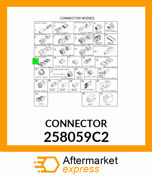 CONNECTOR 258059C2