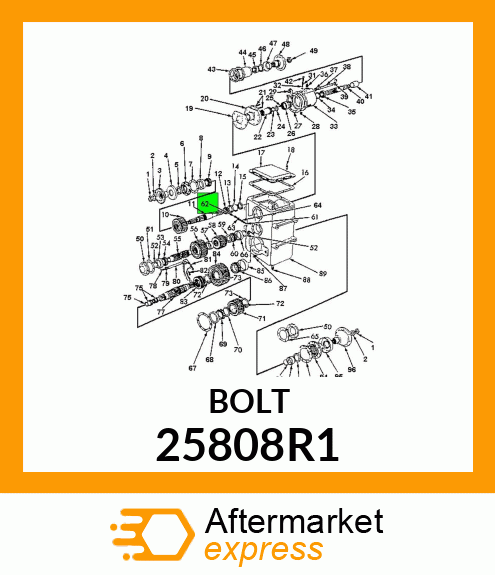 BOLT 25808R1