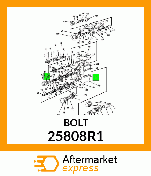 BOLT 25808R1