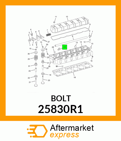 BOLT 25830R1