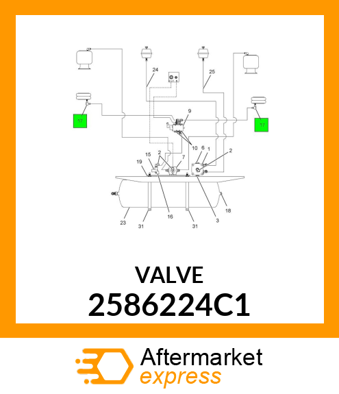 VALVE 2586224C1