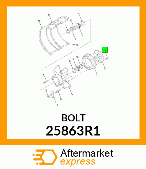 BOLT 25863R1