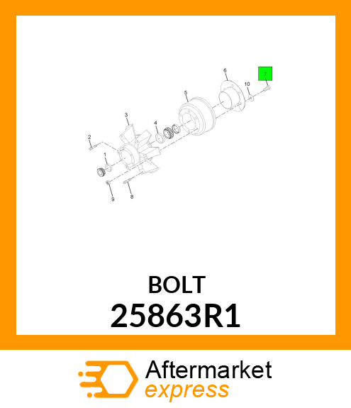 BOLT 25863R1