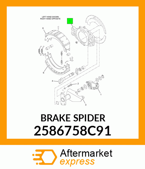 BRAKESPIDER 2586758C91