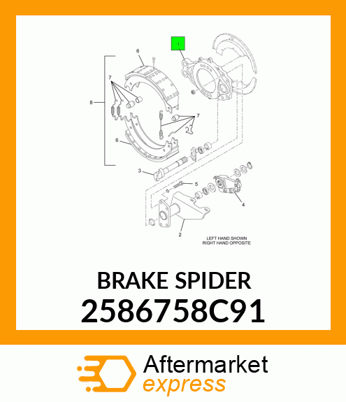 BRAKESPIDER 2586758C91