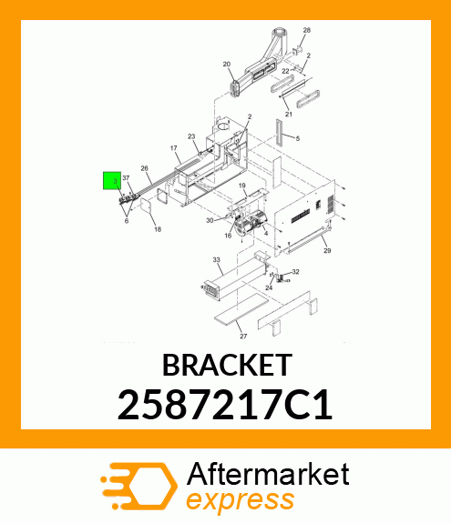 BRACKET 2587217C1