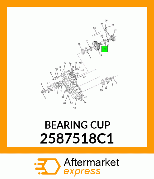 BEARINGCUP 2587518C1