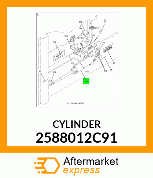 CYLINDER 2588012C91