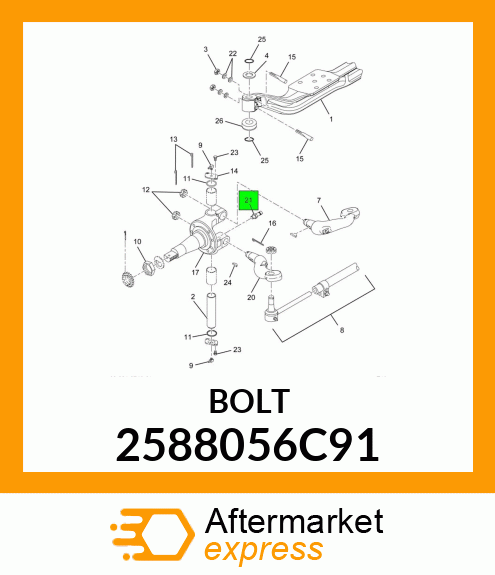 BOLT 2588056C91