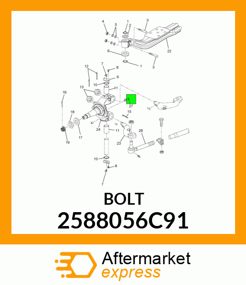 BOLT 2588056C91