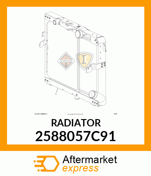 RADIATOR 2588057C91