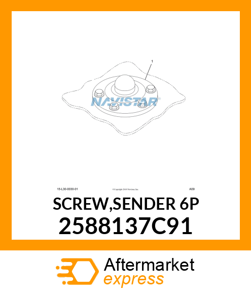 SCREW,SENDER 2588137C91