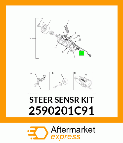 STEER_SENSR_KIT 2590201C91