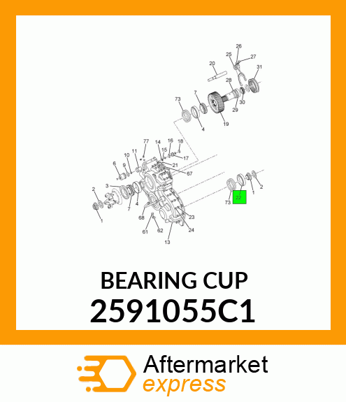 BEARING_CUP 2591055C1