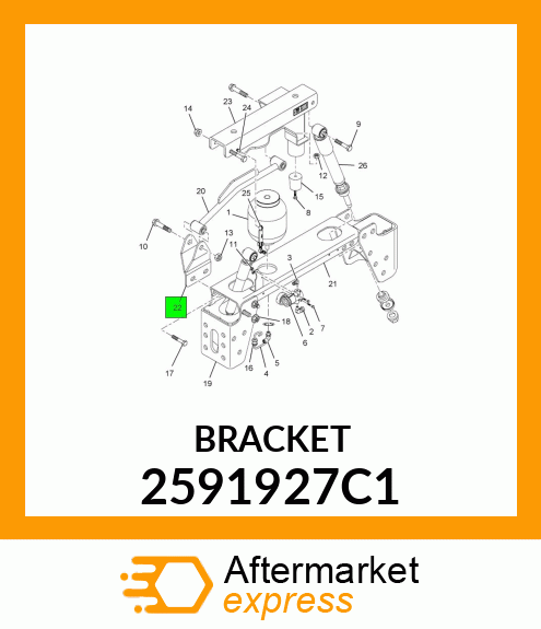 BRACKET 2591927C1