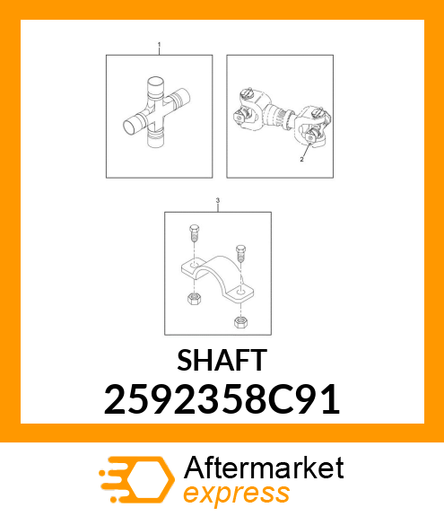 SHAFT 2592358C91