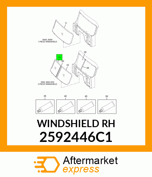 WINDSHIELDRH 2592446C1