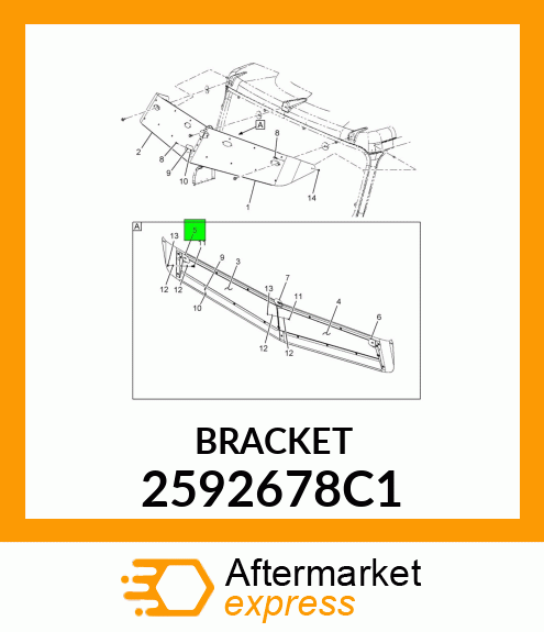 BRACKET 2592678C1
