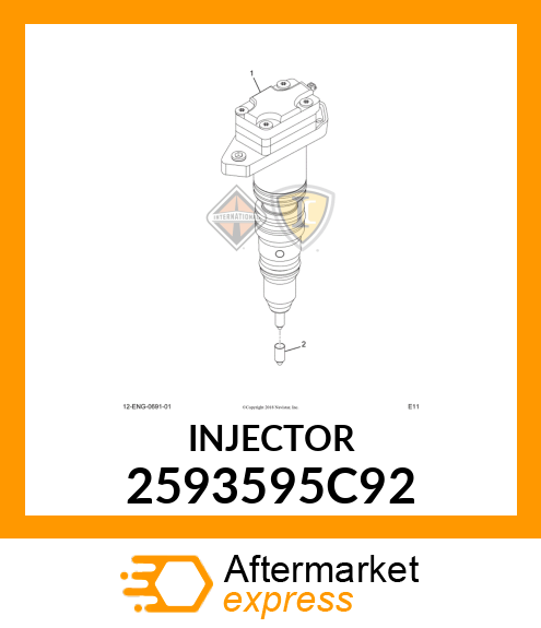 INJECTOR 2593595C92